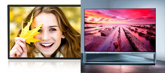 液晶广告机与电视机 特性对比及双面广告机的优势解析